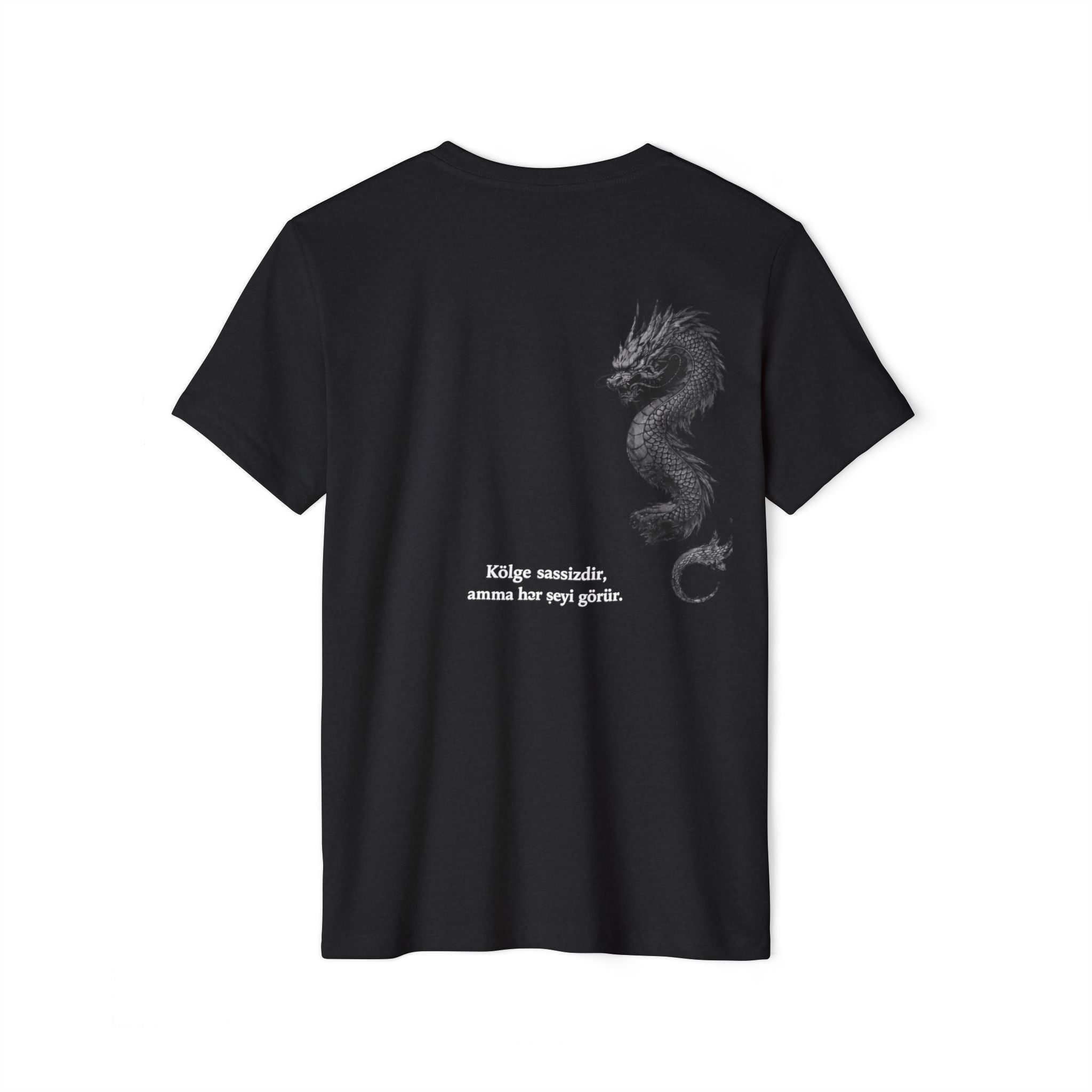 Samurai Quote T‑Shirt — "Silence is a Sword" Japanese Calligraphy Tee