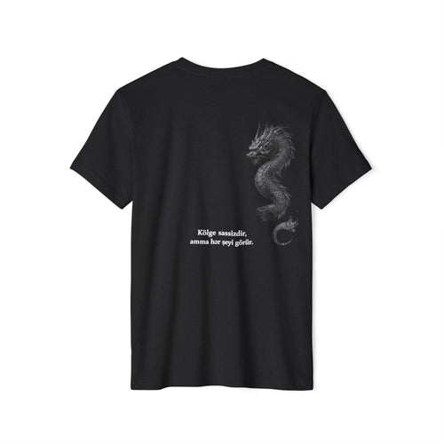 Samurai Quote T‑Shirt — "Silence is a Sword" Japanese Calligraphy Tee