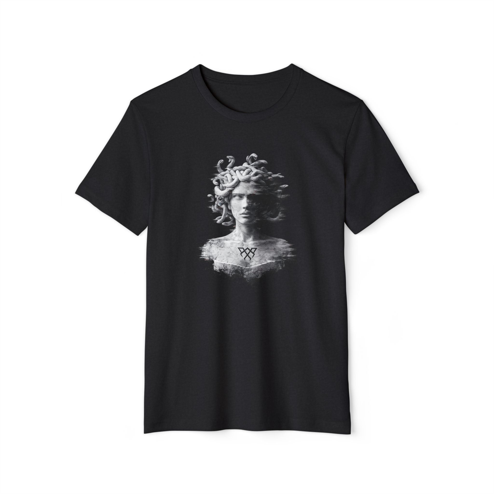 Medusa Portrait T-Shirt — Classical Myth Art Tee